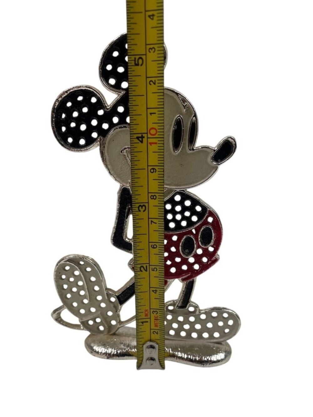 Vintage Walt Disney Mickey Mouse Earring Tree Holder Metal 1970's - Picture 8 of 9